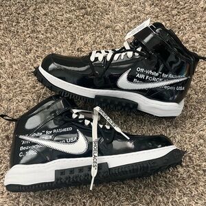 Nike Air Force 1 Mid SP Off-White Sheed DR0500-001 Mens Size 12 New No Box